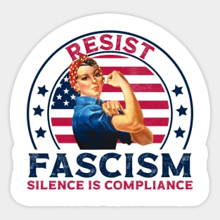 Anti-Fascist | Resist-Fascism Sticker